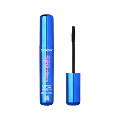 Термотушь для ресниц `B.COLOUR PROFESSIONAL` EXTREME VOLUME ADDICTED с эффектом удлинения тон 01 Черный